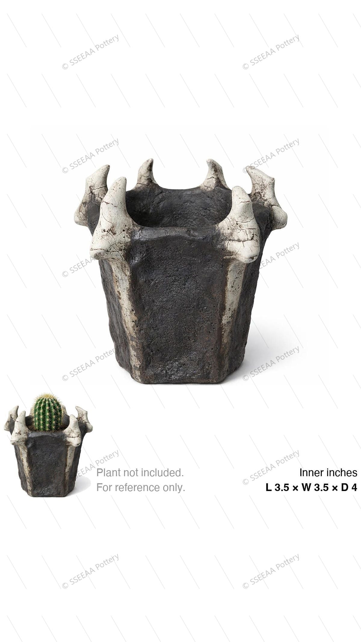 pottery_202604_claws_2 · L3.5 W3.5 H4