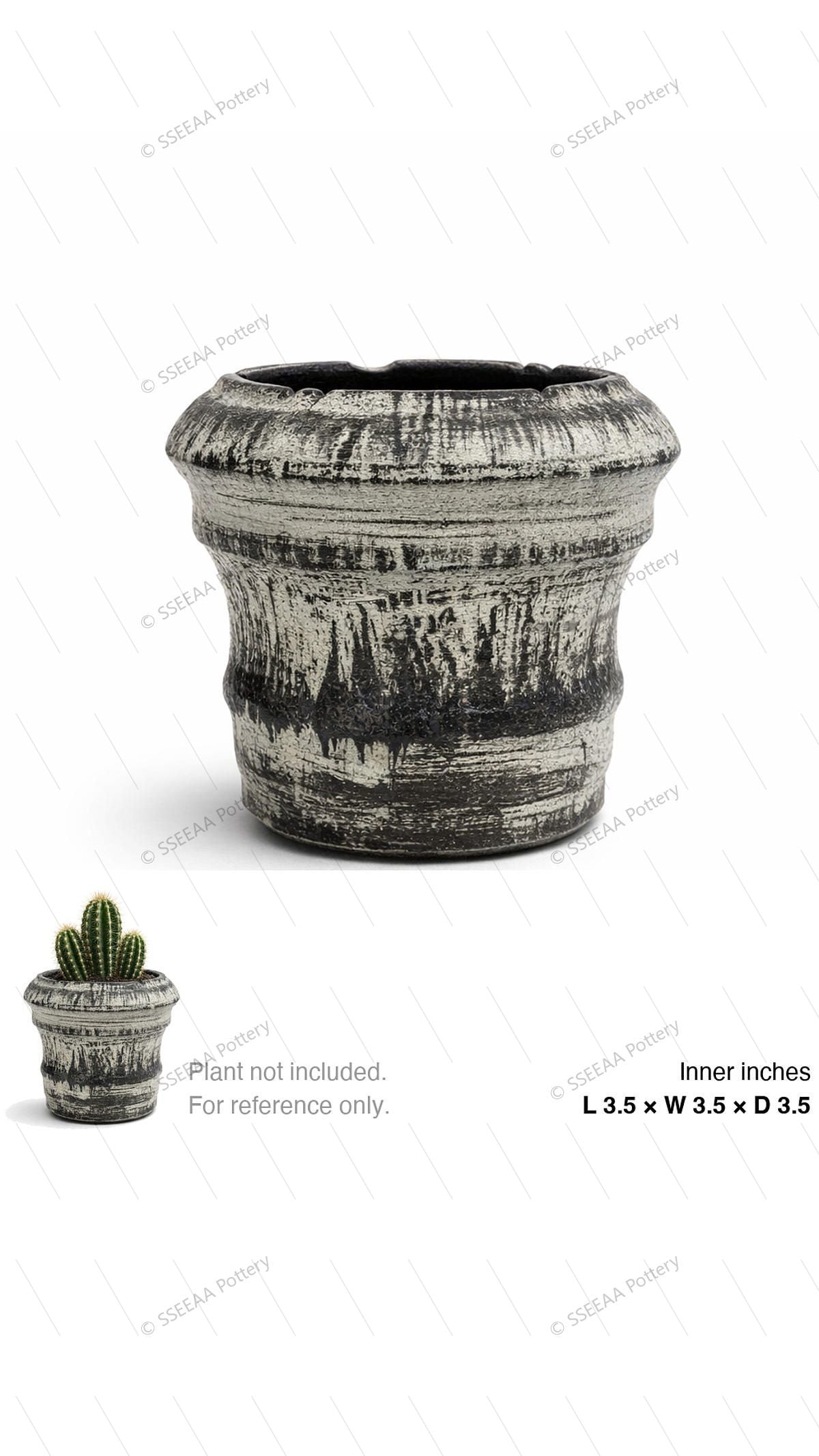 pottery_202604_rock_14 · L3.5 W3.5 H3.5